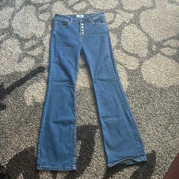 Free People Denim - Free People button fly boot/flare jeans size 29